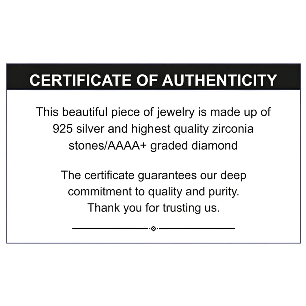 Certificate of authenticity