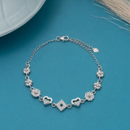 Floral Harmony Bracelet B 92 on table