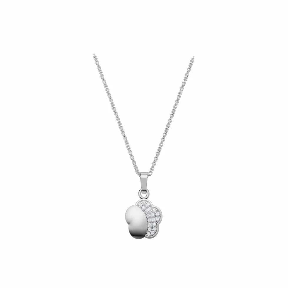 Flower Shape Dual Necklace P21