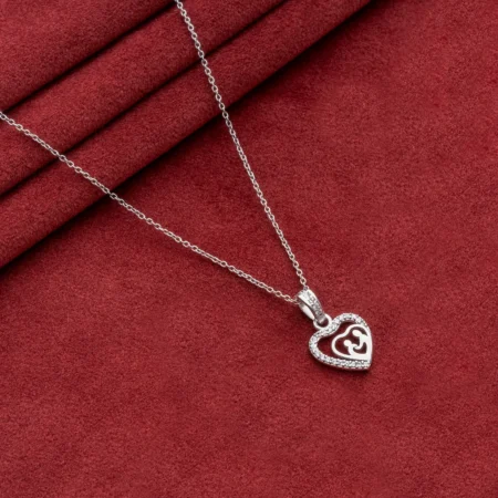 Forever Heart Pendant Necklace P3 on table