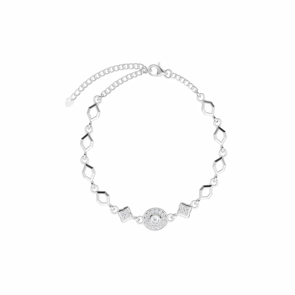 Leaf Luxe Oval Bracelet B 101