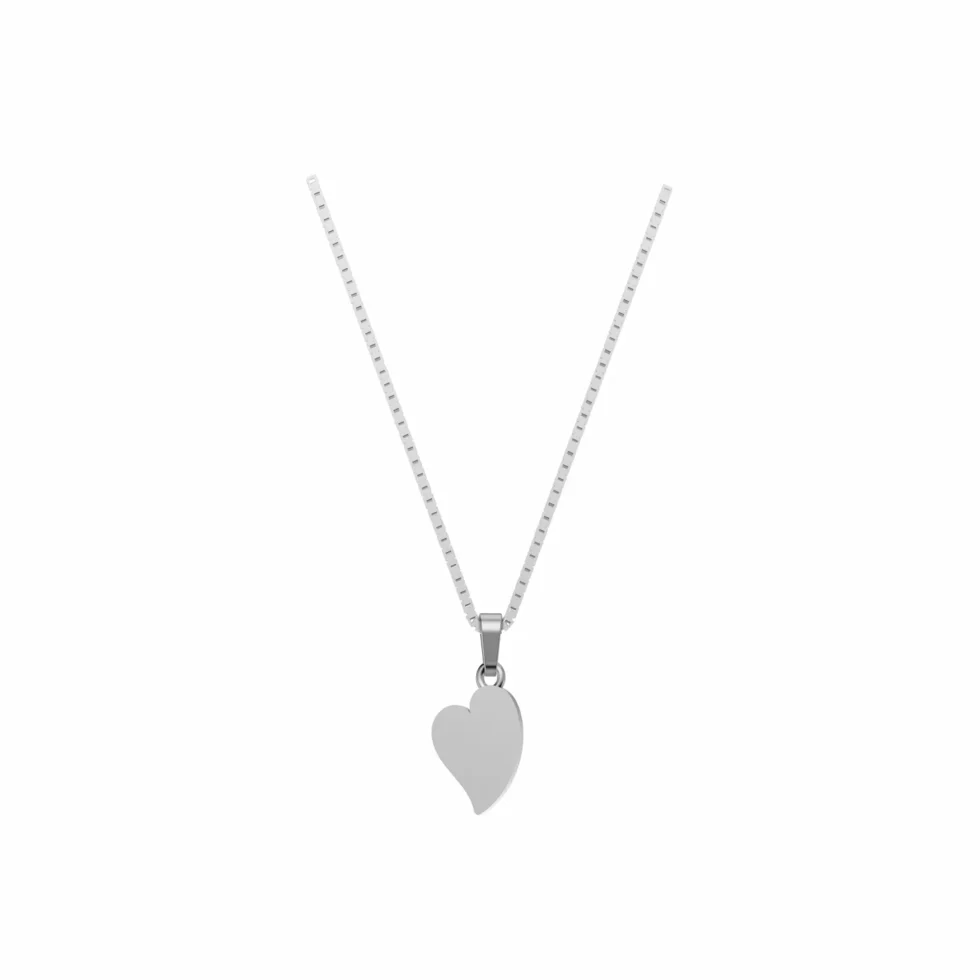 Love Heart Silver Pendant A1