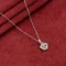 Love Knot Diamond Necklace P16 on table