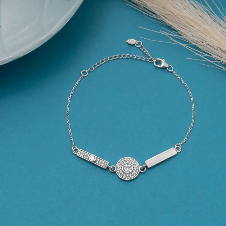 Micro Linked Braclet B 43 on table