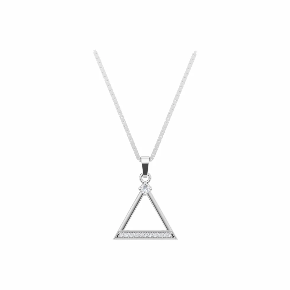 Minimalist Triangle Necklace N40