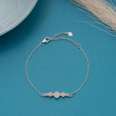 Multi-Clover Braclet B 13 on table