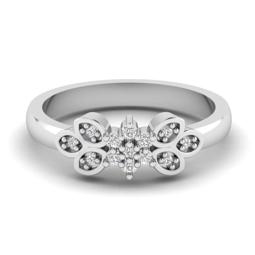 Nishav Jewellers 925 Sterling Silver Ks diamond Ring R 17