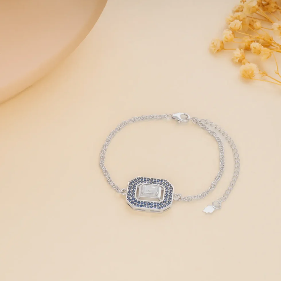 Octagon Diomond Braclet B 28 on table 2