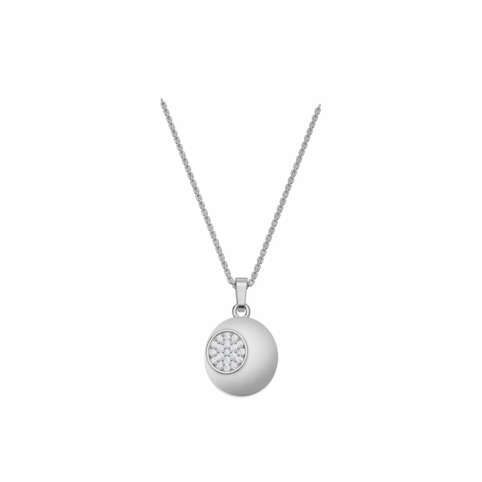 Round Diamond Pendant N4