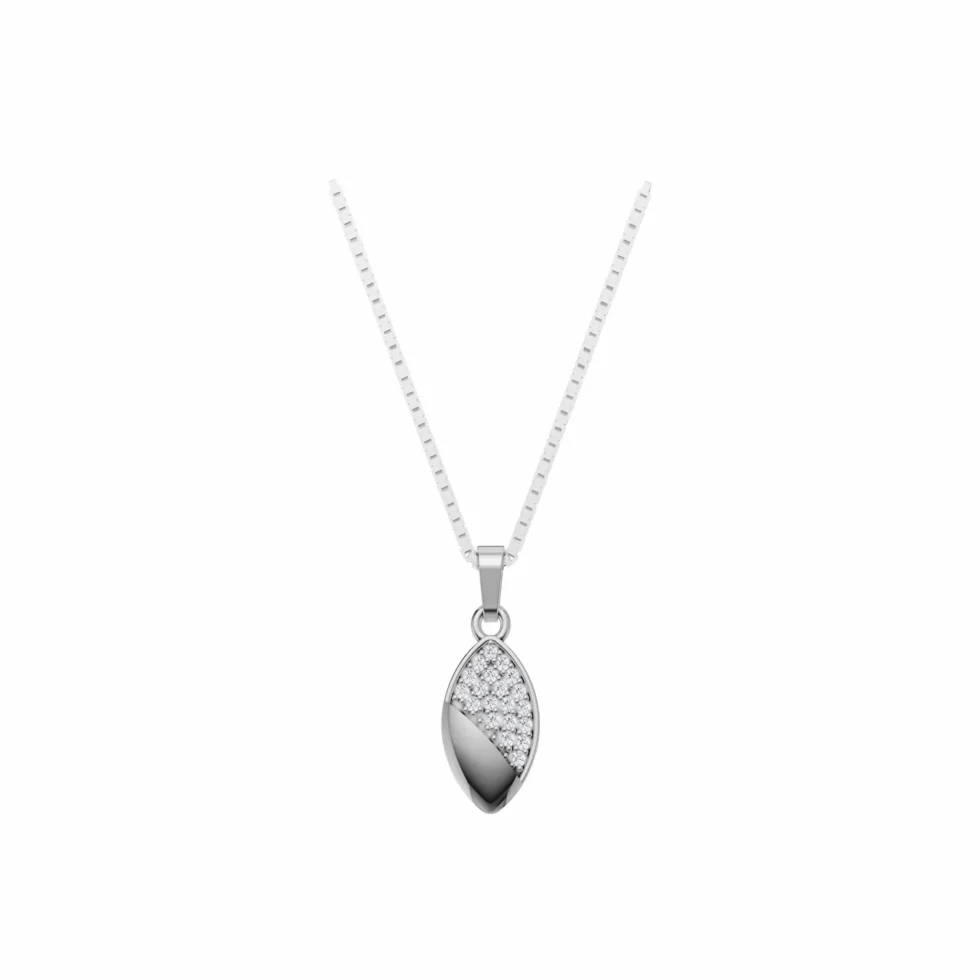 Split Marquise Pendant Necklace N7