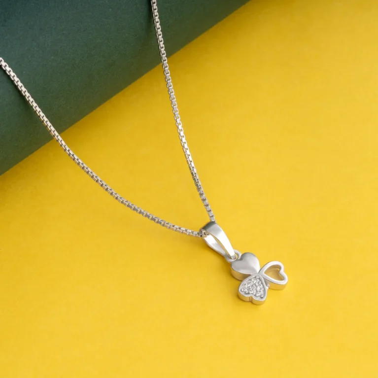 Trilove Heart Pendant P22 on table