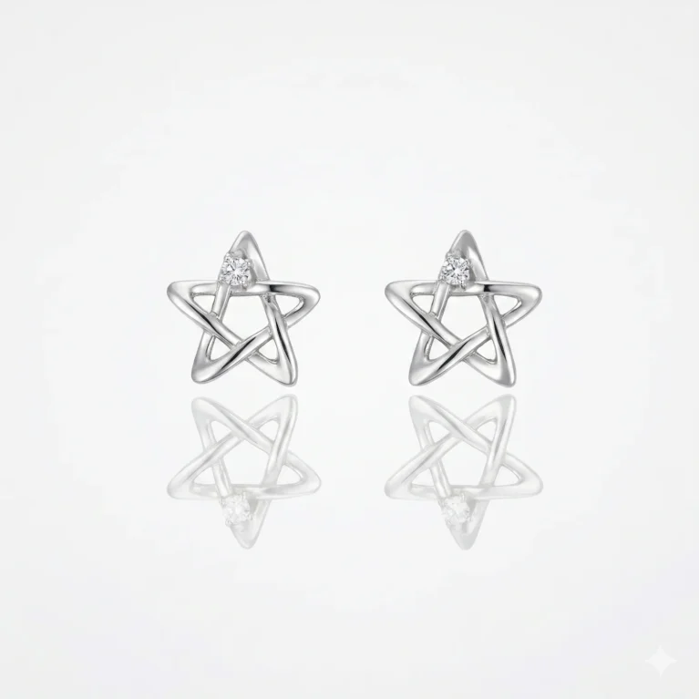 Crystal Star Earrings
