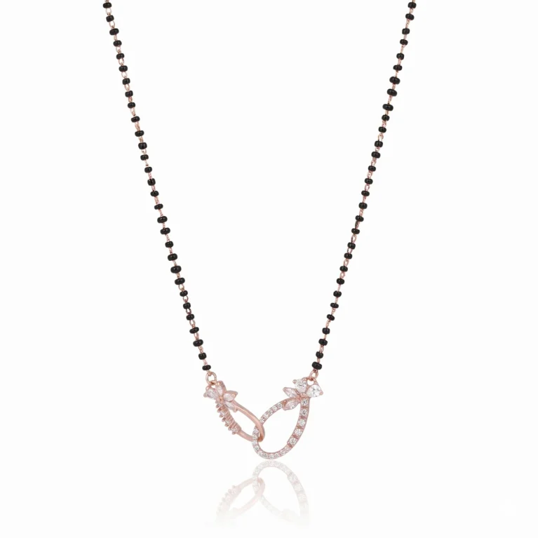 Nishav Jewellers 925 Sterling Silver Interlocking Mangalsutra