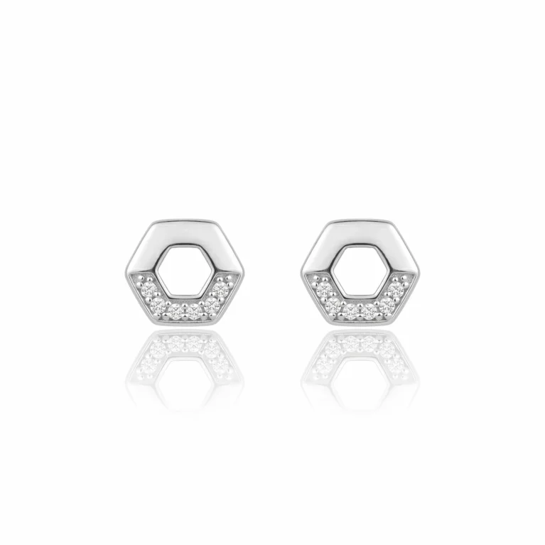 Mrinal Hexagon Earring