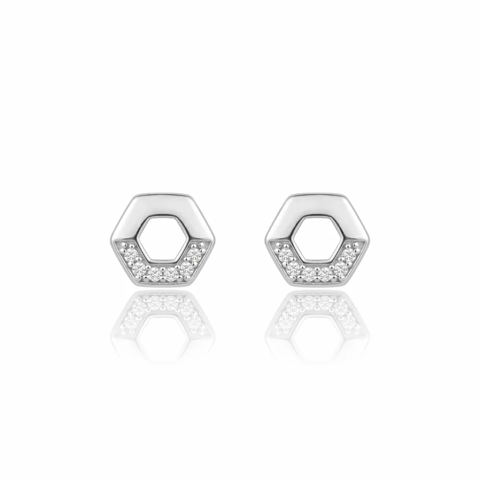 Mrinal Hexagon Earring
