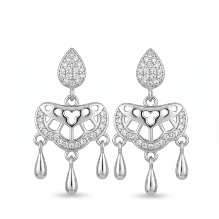 Vintage-Inspired Chandelier Earrings C95
