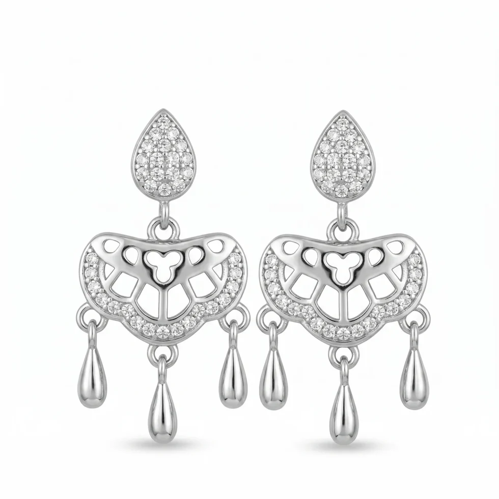 Vintage-Inspired Chandelier Earrings C95